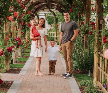 Ben Brinkerhoff, Partner at Impact Insurance, with his family