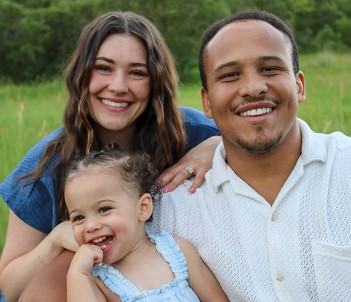 McCade Davis, Partner at Impact Insurance, with his family